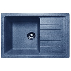 Granfest Мойка кухонная Practic GF-P760L Синий – фотография-1